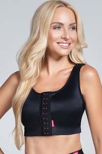 Lipoelastic Bras: Lipoelastic PI Perfect Post Surgery Bra - Black