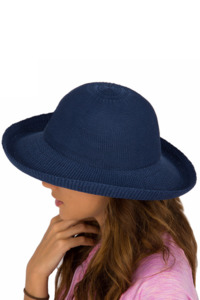 Cancer Council Headwear: Cancer Council Classic Breton - Navy