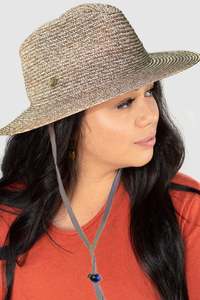 Cancer Council Headwear: Cancer Council Aquhatic Unisex Fedora - Brown