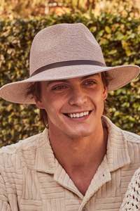 Cancer Council Headwear: Cancer Council Darby Fedora Unisex - Wheat