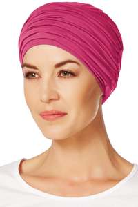 Christine Kiara Turban with headband - Cerise