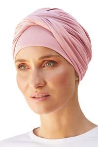 Christine Headwear: Christine Shakti Turban - Rose Melange