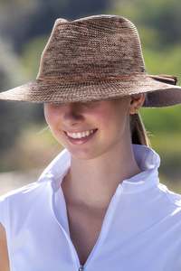 Evoke: Evoke Caroline Fedora - Light Brown