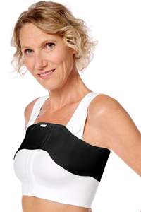 Black Bras: Amoena Anatomical Compression Belt - Black