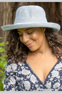 Breton Hats: Cancer Council Classic Breton - Mixed Seafoam