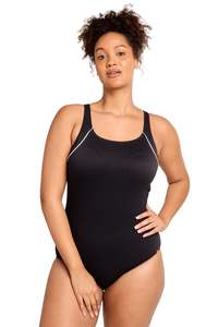 Products: Genevieve One Piece Mastectomy Swimsuit - Black
