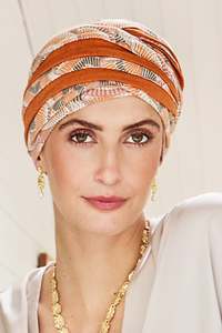 Christine Shanti Turban - Orange Elements