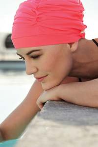 Christine Hydrotherapy Hair Loss Swim Cap - Pink