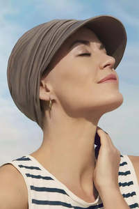 Christine Bella Hair Loss Sun Cap - Dusty Brown
