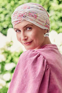 Turbans: Christine Karma Hair Loss Turban - Crocus Kaleidos
