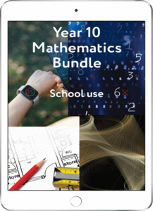 All Maths Titles: Year 10 Mathematics Bundle - School Use