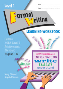 Level 1 Formal Writing 1.5 Learning Workbook  - SPECIAL (damaged stock at $5 each)