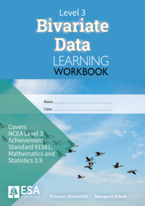 Best Sellers: Level 3 Bivariate Data 3.9 Learning Workbook  - SPECIAL (damaged stock at $6 each)