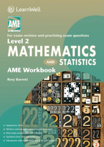 Best Sellers: Level 2 Mathematics and Statistics AME Workbook - SPECIAL (damaged stock at $18 each)