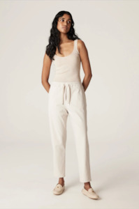 Pant: CABLE ZOE JOGGER - PARCHMENT