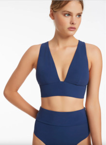 Swimwear: JETS JETSET SOFT TRI TOP - PACIFIC BLUE