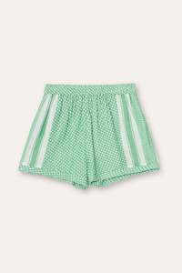 Summery Copenhagen Casual Womens Clothing: SUMMERY COPENHAGEN SHORTS - FERN GREEN