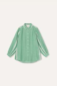 SUMMERY COPENHAGEN GAIA SHIRT - FERN GREEN