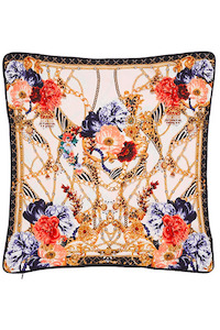 Designer Couch Cushions: CAMILLA REIGN SUPREME SMALL SQUARE CUSHION