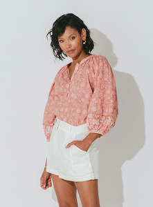 Cleobella: CLEOBELLA QUINN BLOUSE - CAMARA FLORAL
