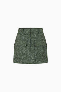 Second Female: SECOND FEMALE LARCA TWEED SKIRT - KAMBABA