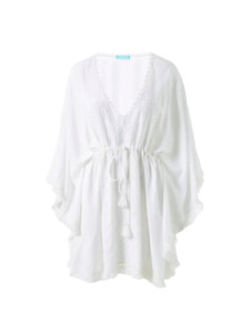 Melissa Odabash: MELISSA ODABASH ISABELLE WHITE KAFTAN