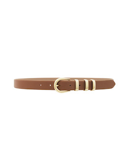 B-LOW THE BELT KAD - BEIGE/GOLD