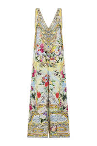 Camilla V Neck Flared Jumpsuit - Flor Fantastica
