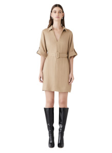 Esmaee: Esmaee Phoenix Dress Songbird - Tan