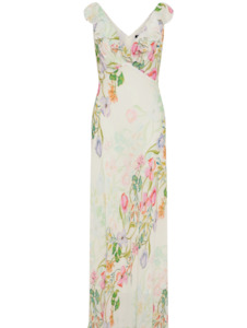 Moss Spy Formal Dresses Wedding Mob Nz: Moss & Spy Catalina Maxi Dress - Ivory/Floral