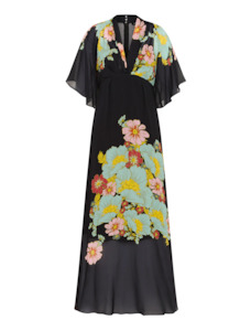 Moss Spy Formal Dresses Wedding Mob Nz: Moss & Spy Julia Maxi Dress - Dark Ink Floral
