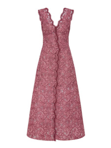 Moss Spy Formal Dresses Wedding Mob Nz: Moss & Spy Lily A-Line Dress - Garnet/Blush