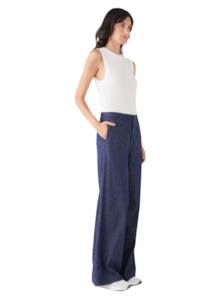 Esmaee: Esmaee Revival Denim Pant - Dark Blue Denim