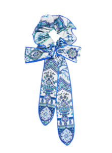 Hair Accessories: Camilla Scrunchie With Bow - Isnik Lullaby