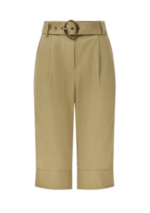 Mos The Label Mila Capri Pants - Olive