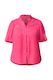 Once Was Selini Braided Neck Detail Viscose Chiffon Blouse - Celosia Pink