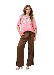 Loobies Story: Loobies  Story Maeve Blouse - Pink Lemonade Multi