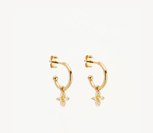By Charlotte Live in Light Hoop Earrings - 18k Gold Vermeil