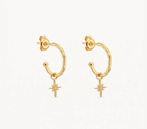 By Charlotte Starlight Hoops - 18k Gold Vermeil