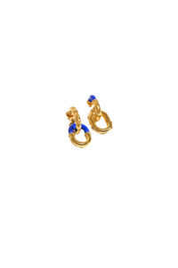 Camilla Artisan Artillery Earrings Blue