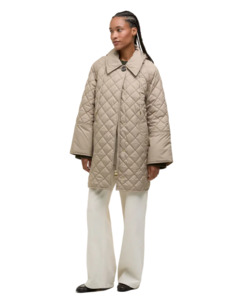 Barbour: Barbour Cara Quilted Jacket - Honey/Ancient Poplar