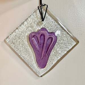 Wall Art: Purple Jet Plane - 10x10