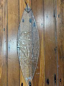Glass Wakas: Garage Sale Large Waka Tui