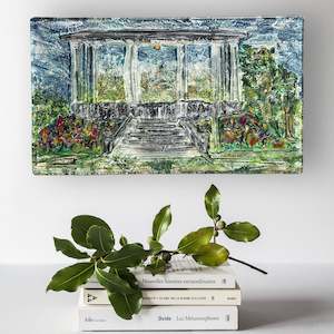 Wall Art: The Band Rotunda, Queens Park, Invercargill