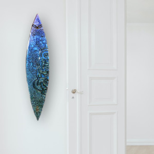 Glass Wakas: Medium Waka Hei Tiki