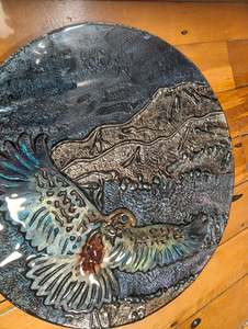 Circular Disc Art: Kaitiaki (Guardian) of the Mountains - Disc Art