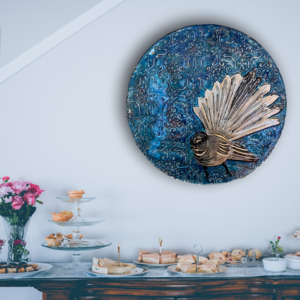 Circular Disc Art: Native NZ Bird Art - Made to Order
