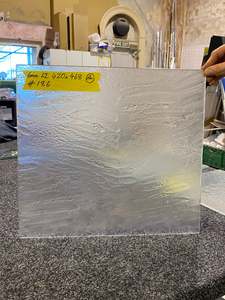 Garage Sale Large Items: Garage Sale Slumped Glass Panel - 42x46.8cm #186