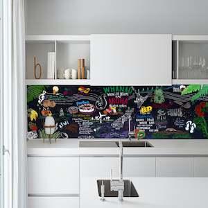 Splashback Digital Files: Aroha Never Ends - Black Chalk