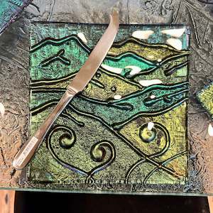 Square Platters: Landscape Platter - Small Square 20cm